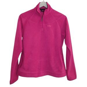 Reebok Fleece 1/4 Zip‎ Pullover Magenta Pink M